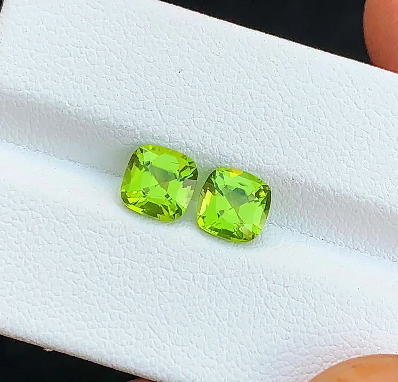 2.3 Carats 100% Natural Peridot Pair from Pakistan
