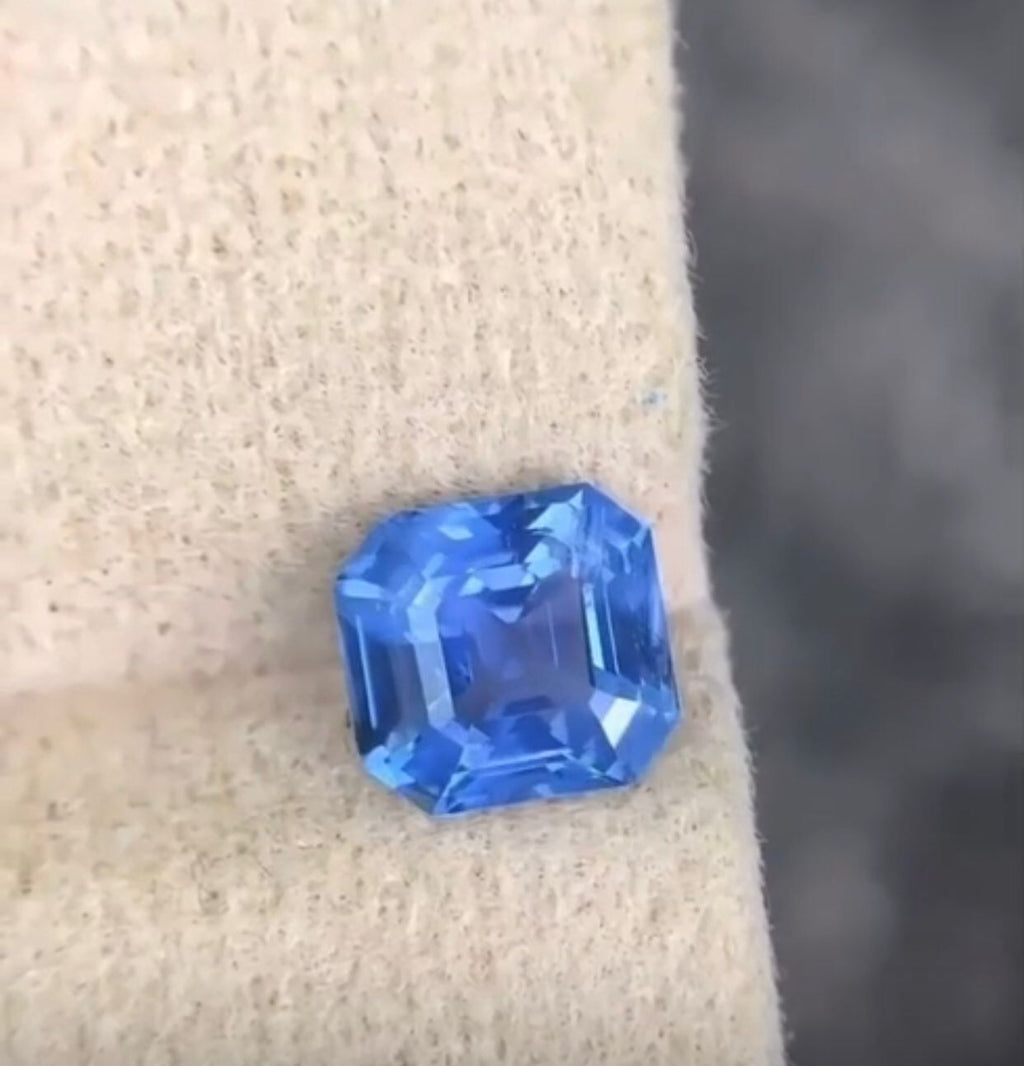 You May Like This Blue Sapphire Cut Stone