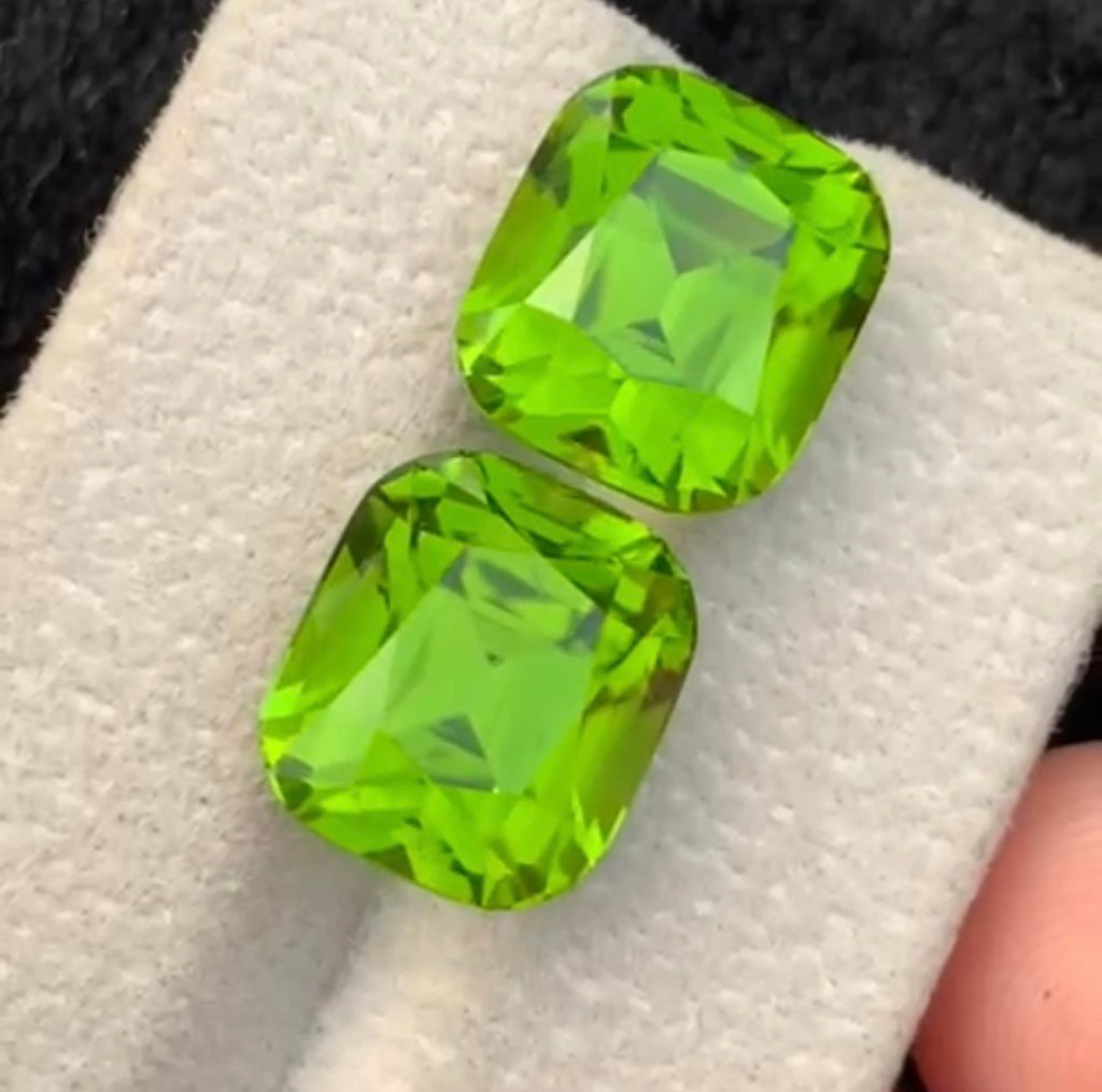 Supat mine Loose peridot pairs 
