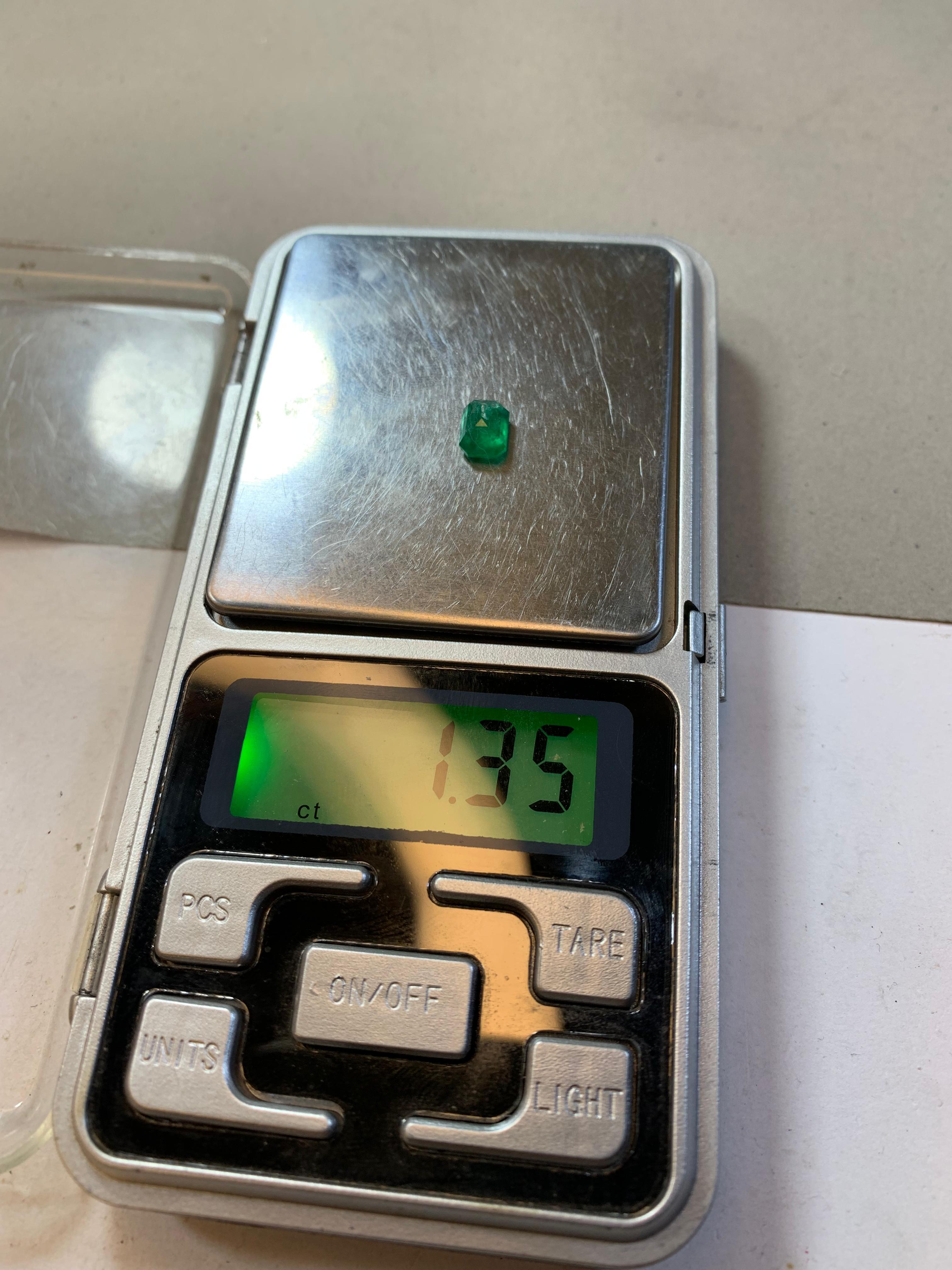 Check Out The Weight Of This Natural Emerald Cut Stone