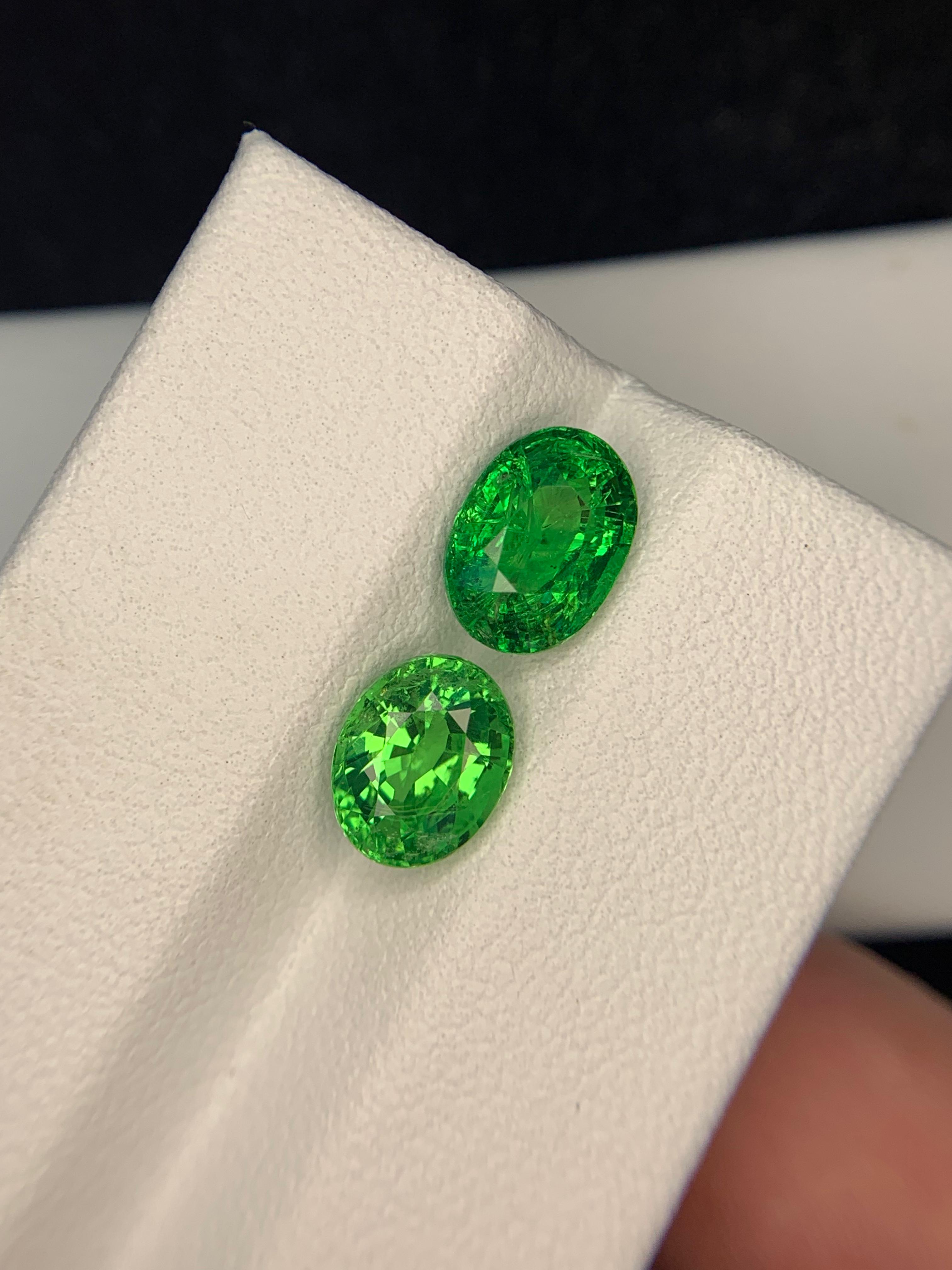 You May Also Like This Cut Tsavorite Garnet Cut Pairs