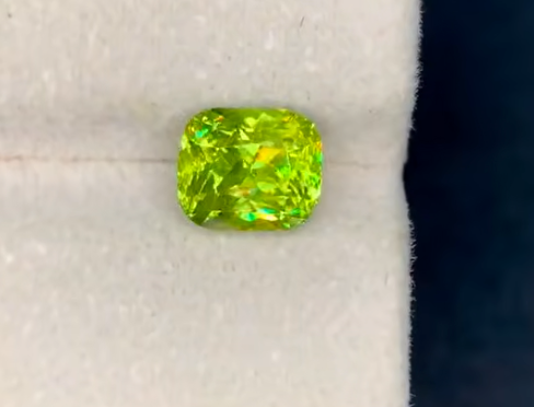 3.29 Carat Natural Sphene (Titanite) Loose Stone – Oval Cut, Madagascar