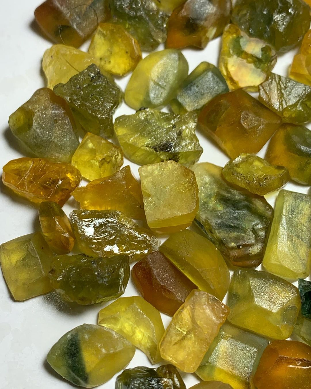 60 Grams Natural Multi-Color Sapphire for Faceting