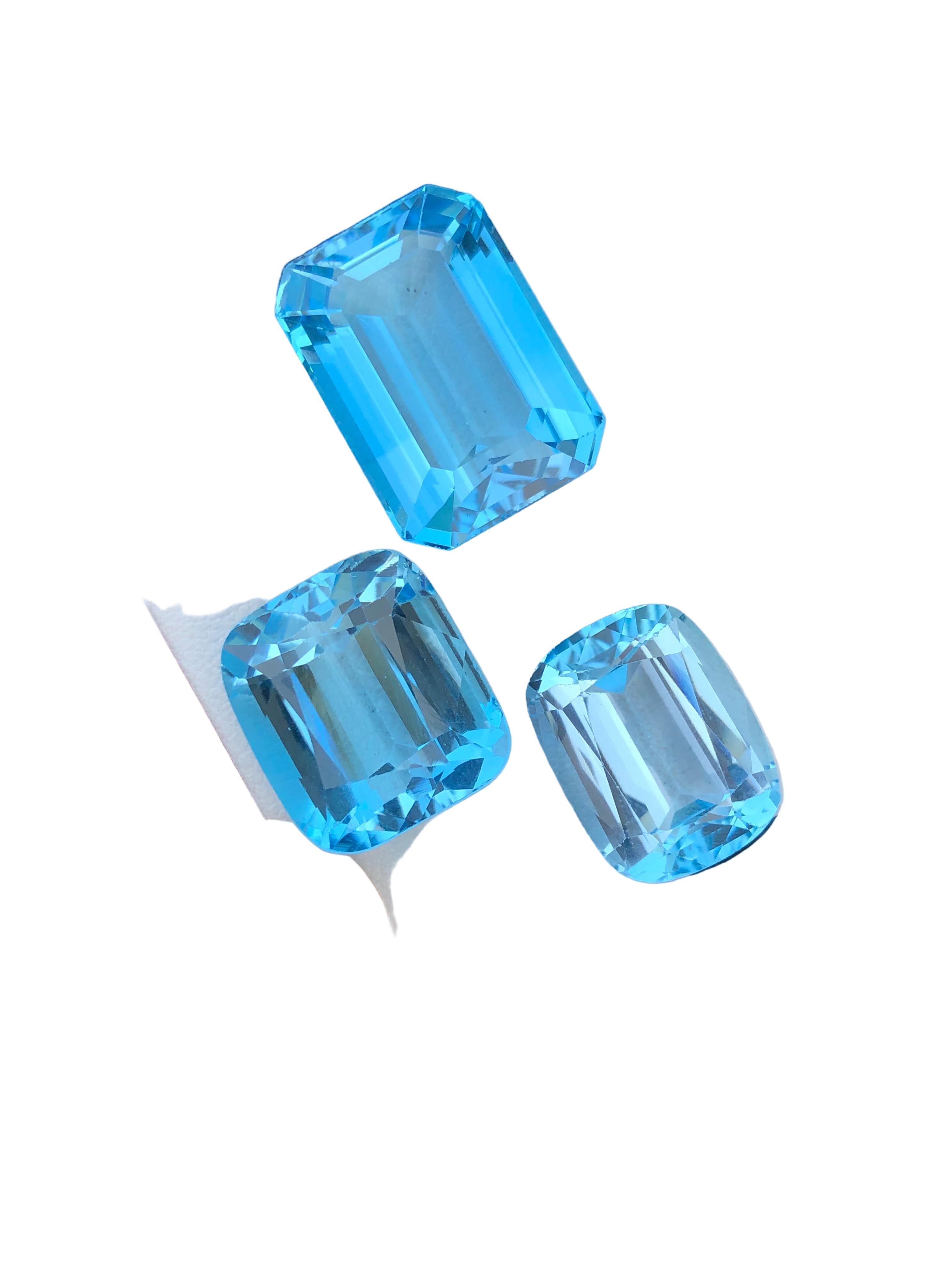 You May Like This Swiss Blue Topaz Cut Stones