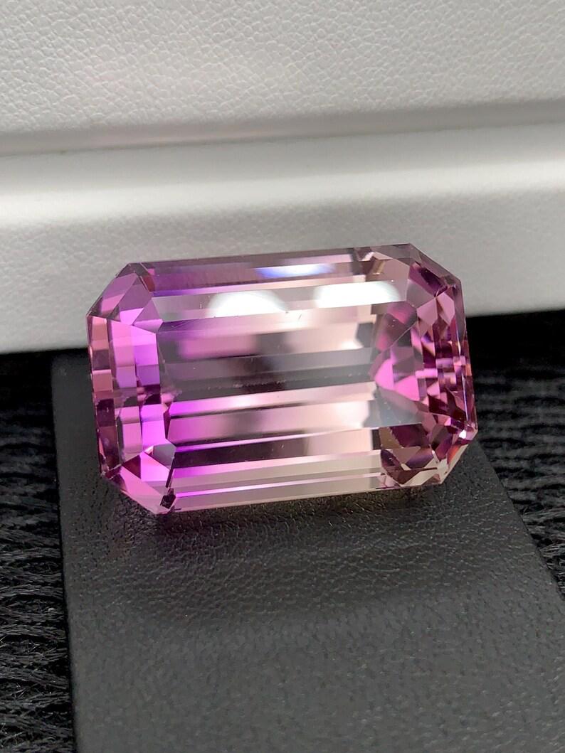 85 Carat Unique Bi-Color Natural Spodumene Kunzite | Single Stone Deal