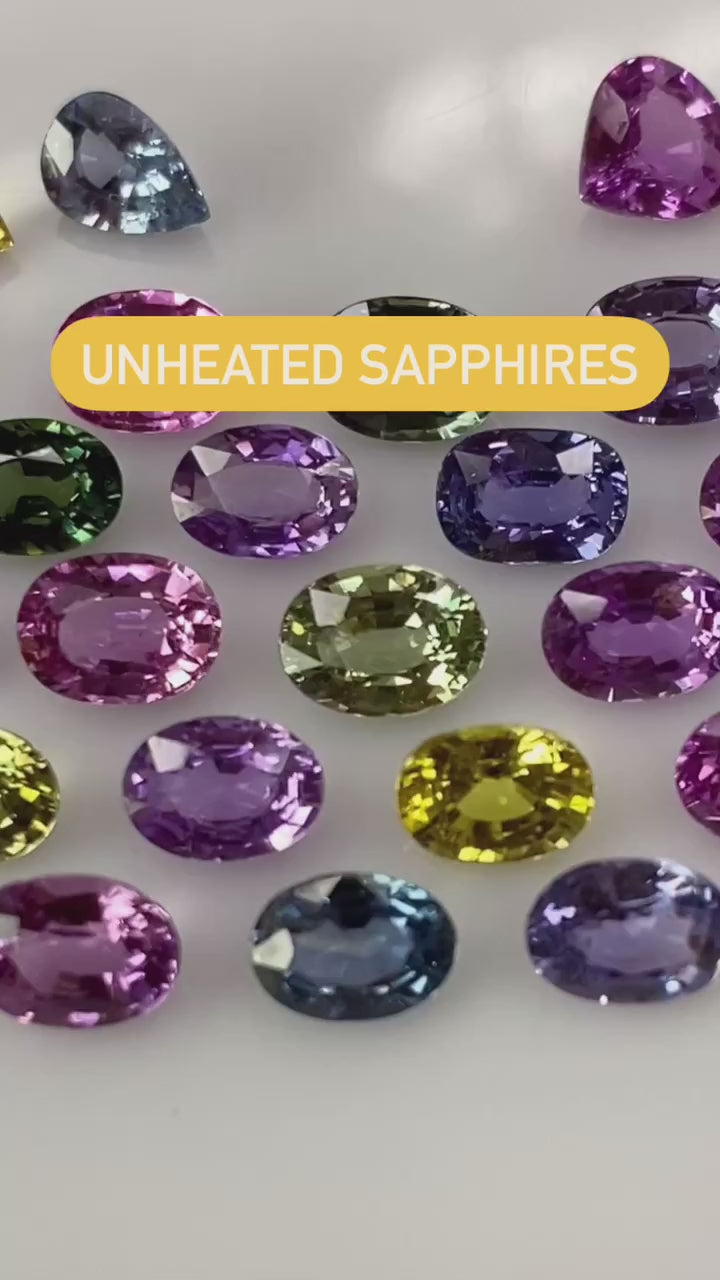 7 x 5 mm 100% Natural Ceylon Sapphires