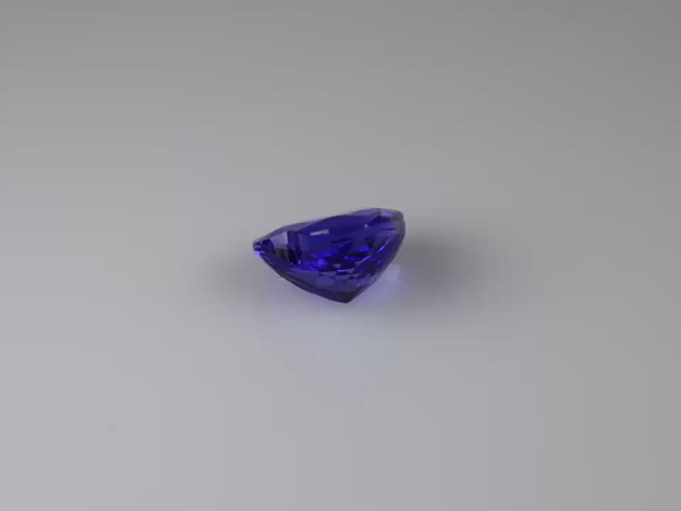 2.38 Carats Certified Heart-shape D-Block Tanzanite