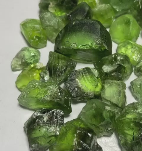 140 Grams 100% Natural Peridot for Faceting