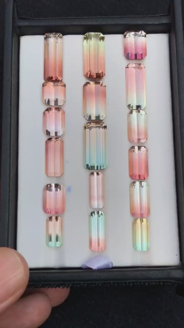 You May Also Like These Beautiful Nural Bi Colour Tourmaline Stones .