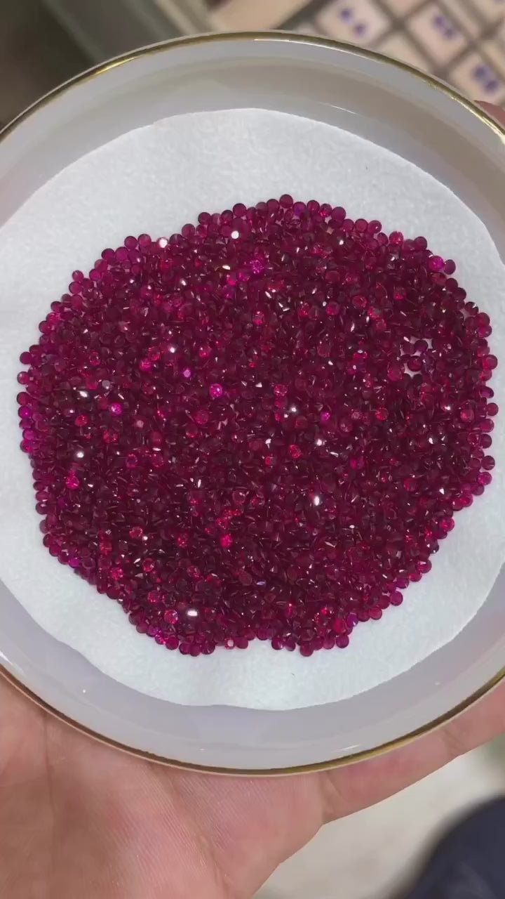 3mm Natural Calibrated Round Ruby