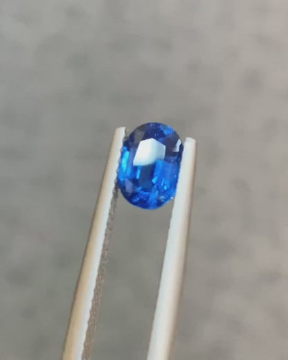 1.028 Carats Certified Natural Vivid Blue Cobalt Spinel