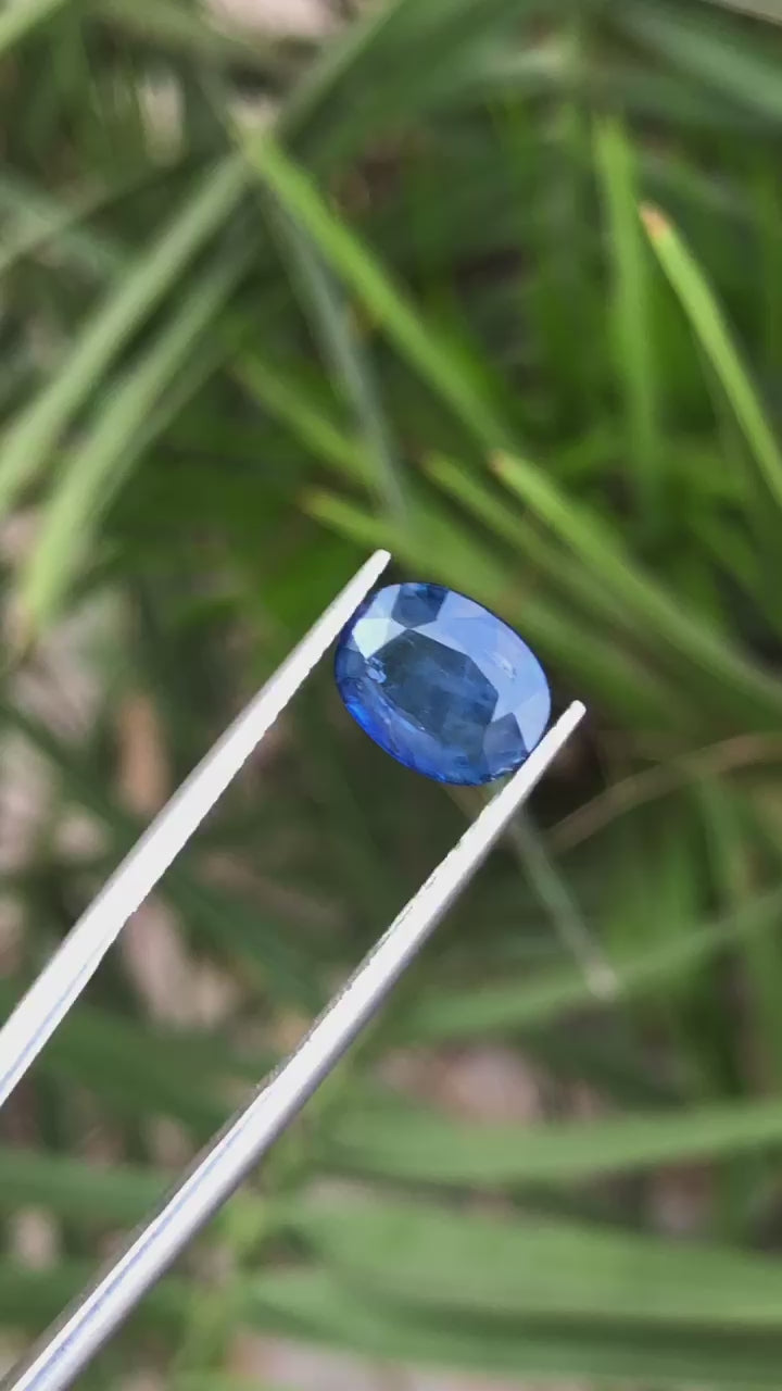 Check Out The Video of This Ceylon Sapphire Loose Stone