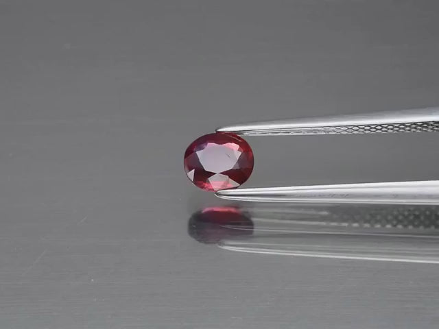 Certified 0.56 Carats Unheated Natural Ruby