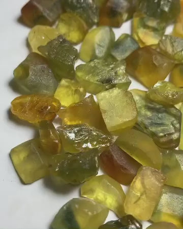 60 Grams Natural Multi-Color Sapphire for Faceting