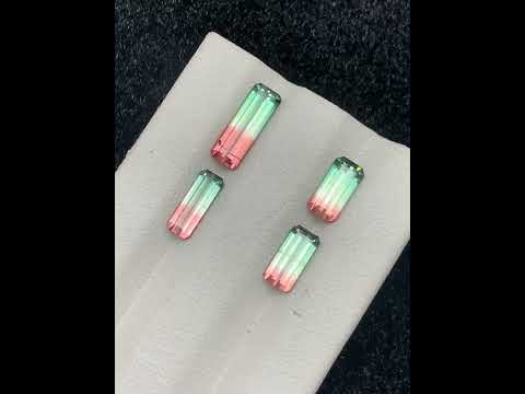 3.45 ct Watermelon Tourmaline Loose Stones | Afghanistan